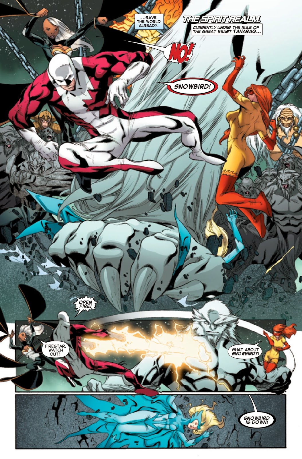 Amazing X-Men 12 Alpha Flight fight back