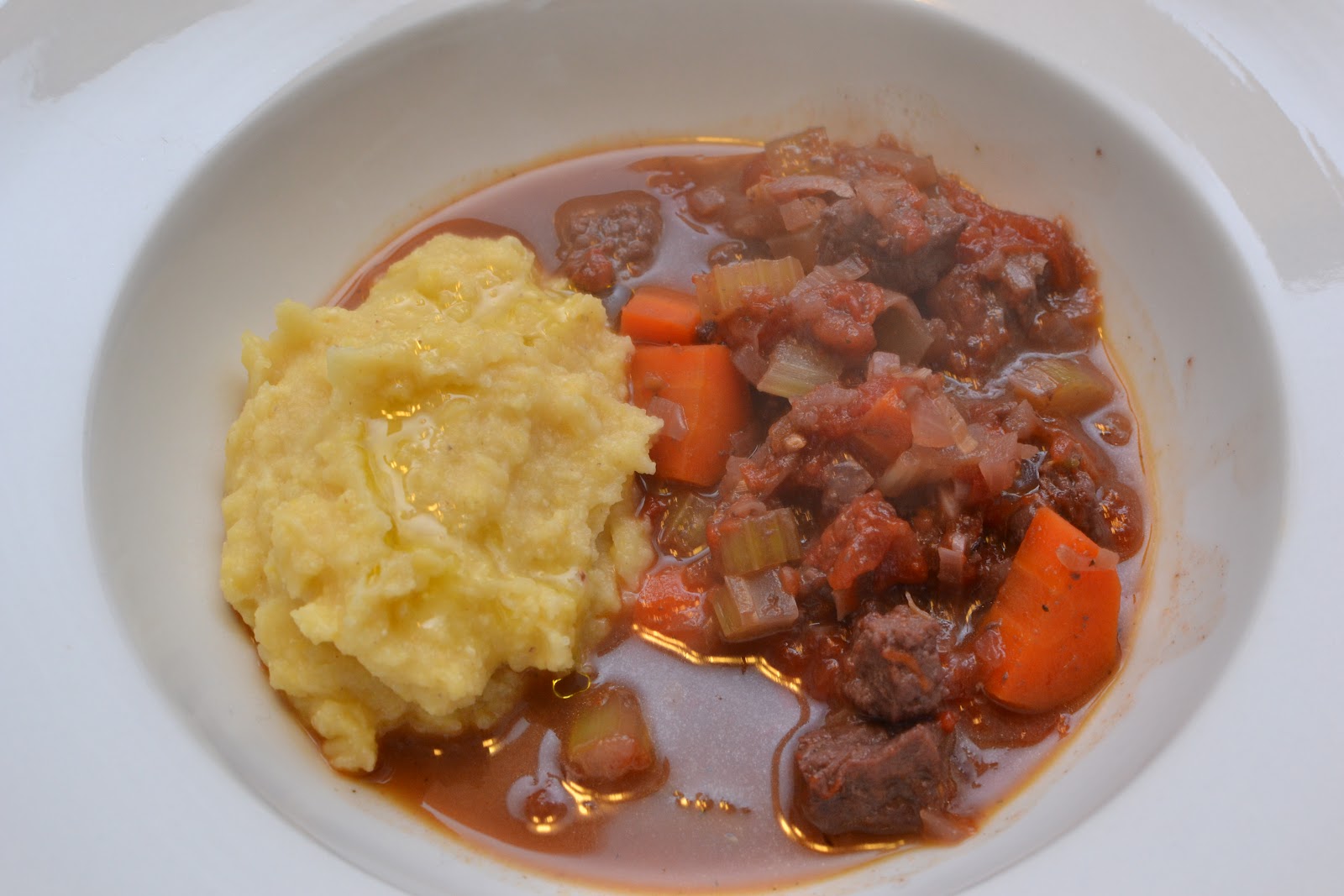 Sense of Home Kitchen Tuscan Beef Stew with Polenta