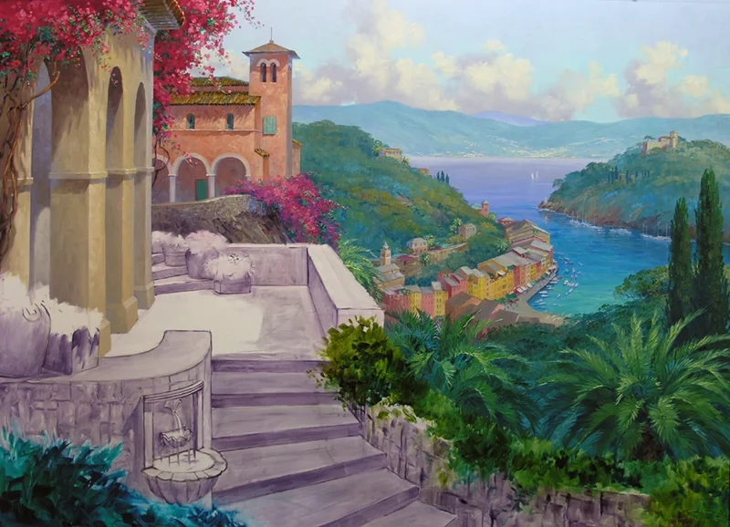 Mikki Senkarik 1954 | American Plein-air painter | A Touch of Greece Mikki Senkarik 1954 | American Plein-air painter | A Touch of Greece