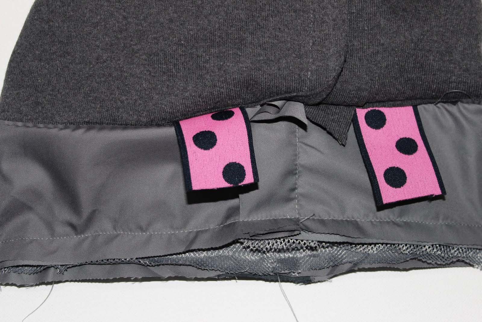 Snow bib sew yoke to pants