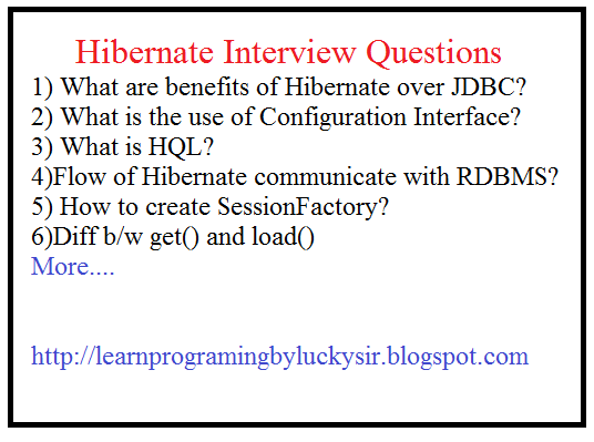 hibernate interview questions hibernate interview questions