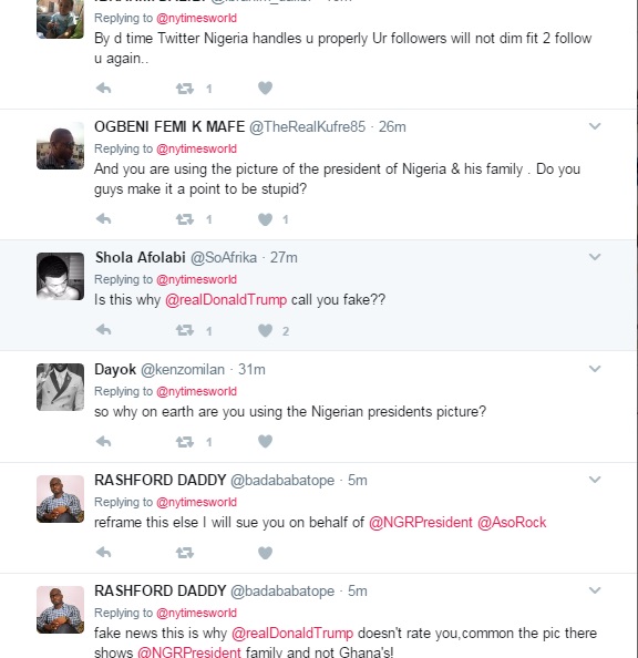 Breaking News Today In Nigeria Look Naija Blog New York Times Uses President Buhari's Picture