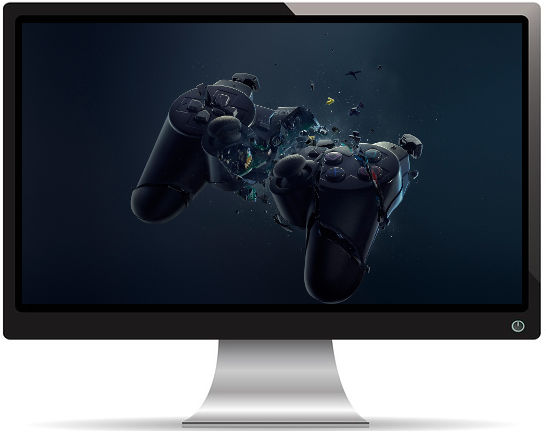 Gamepad Playstation Explose - Fond d'Écran en Full HD