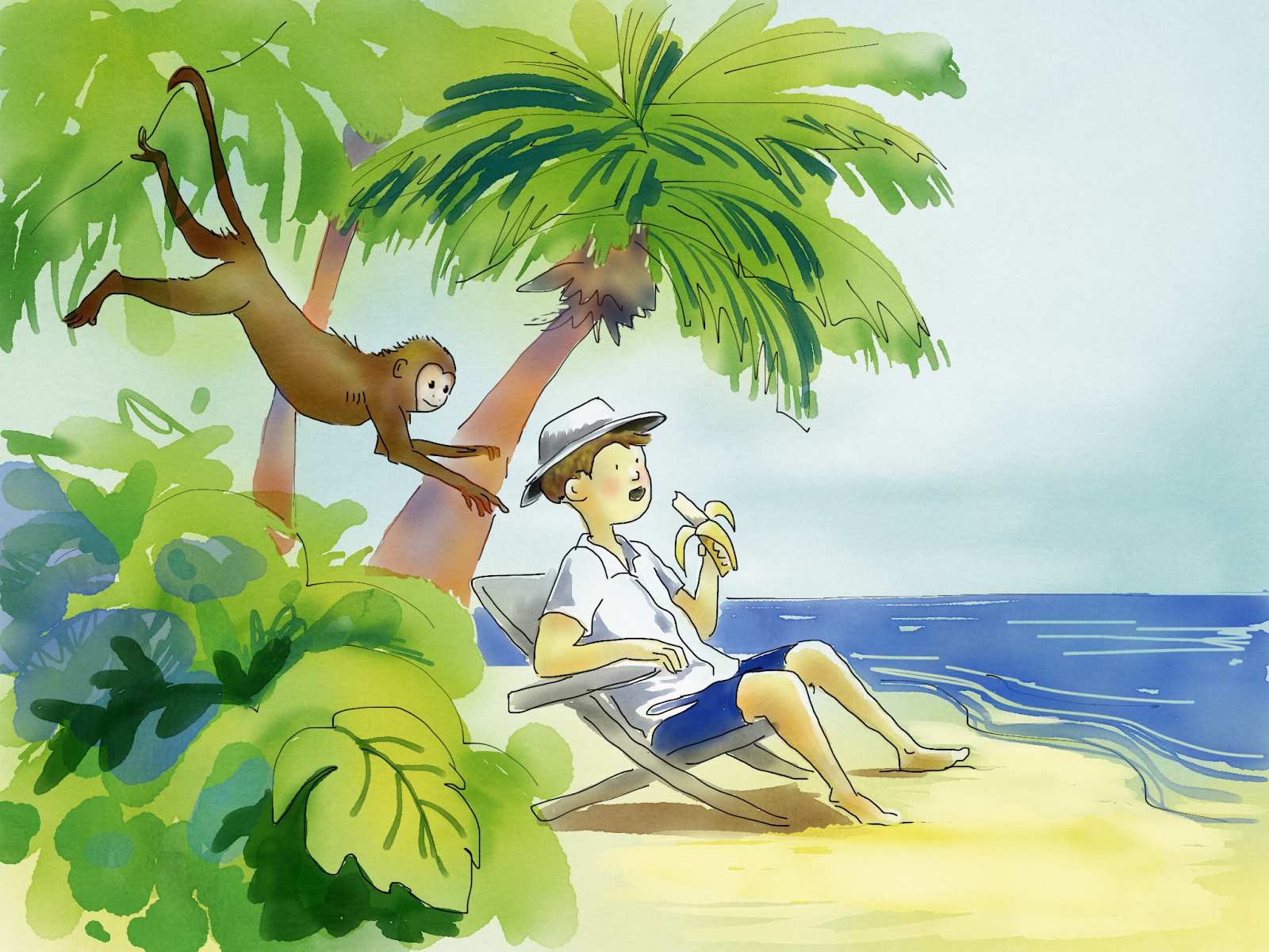 Sandra Jessop Monkey Island Illustration