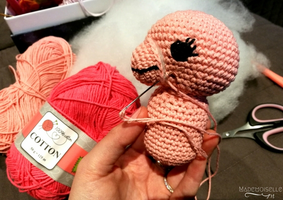 Tutoriel amigurumi - DIY crochet - Petit dinosaure Tagada