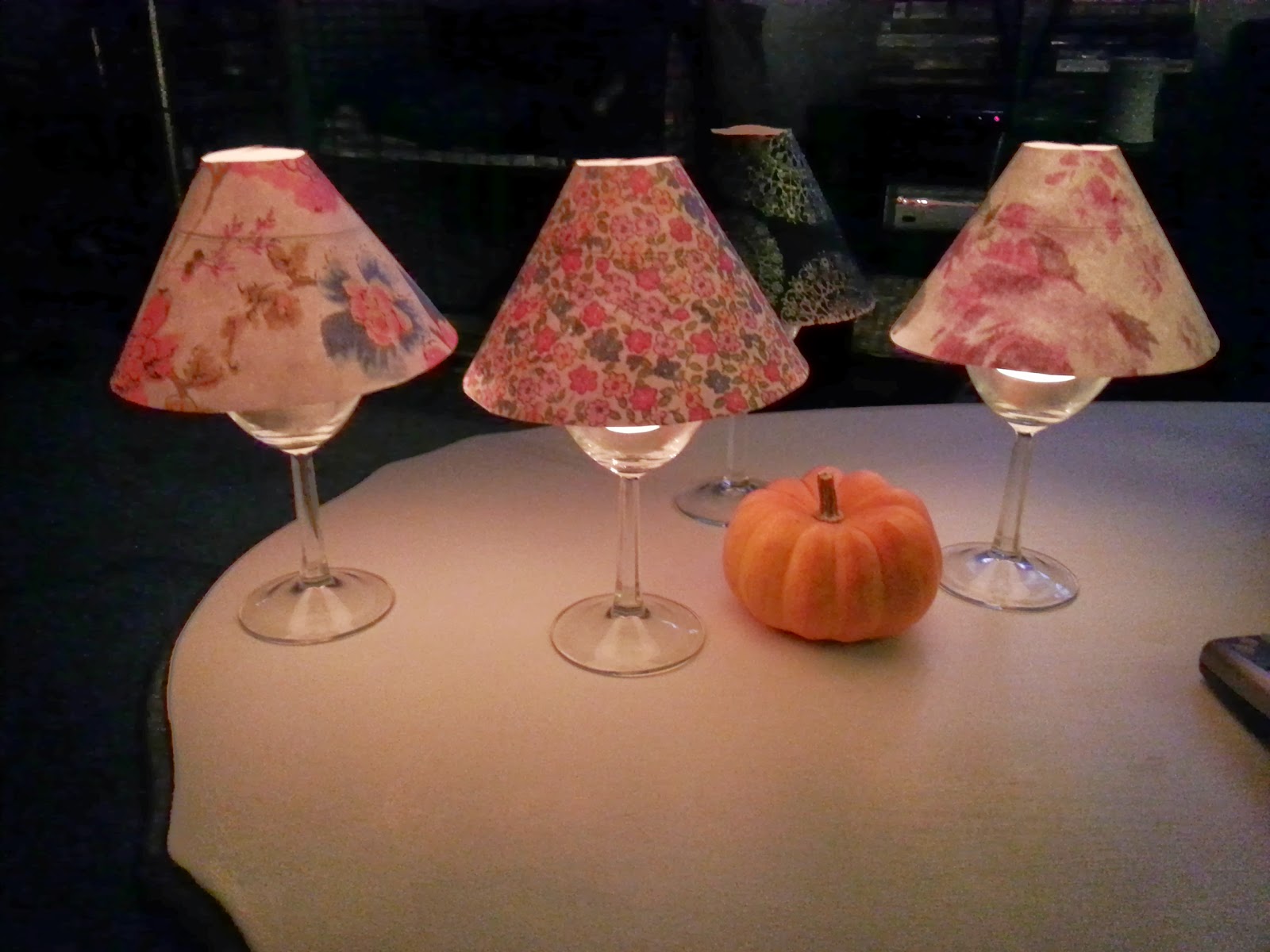 My Everyday Shenanigans DIY Wine Glass Lamp