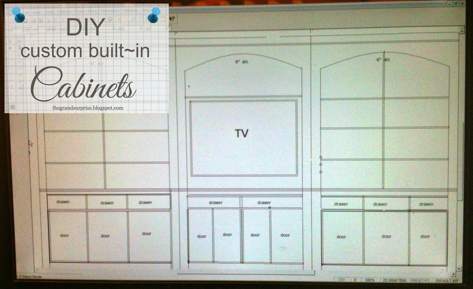 the Grand Surprise! DIY builtin {part 1}