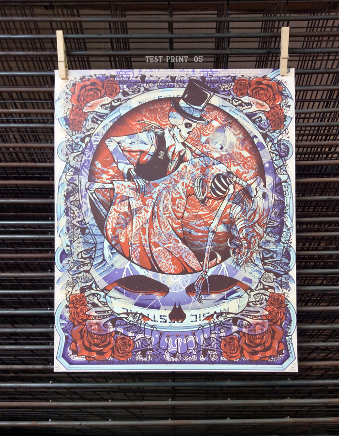 INSIDE THE ROCK POSTER FRAME BLOG Half Hazard Press One Last Dance