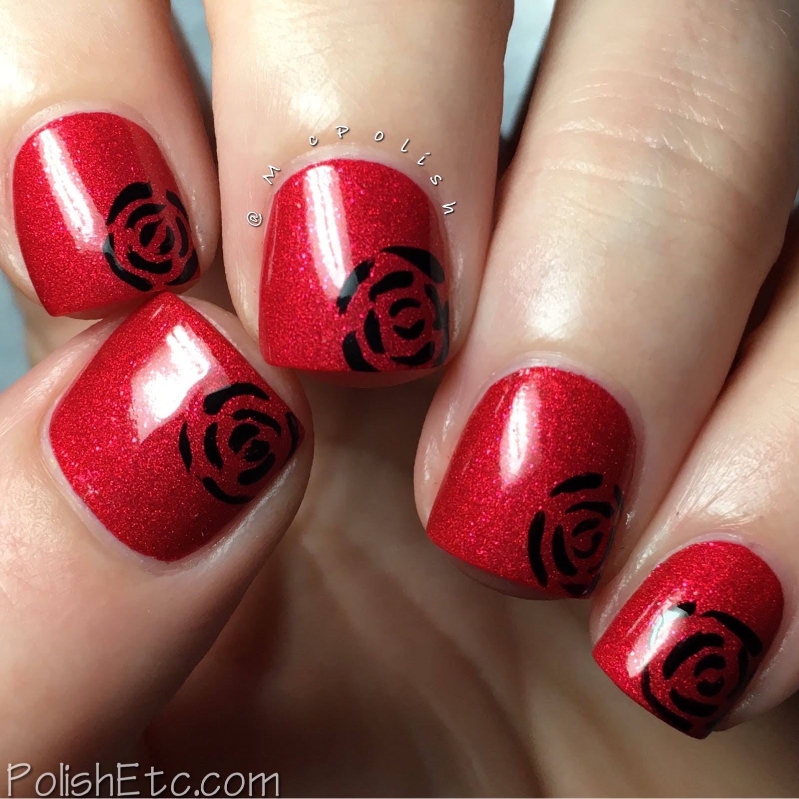 Red Nails for the #31DC2017Weekly - McPolish - Zoya Amal