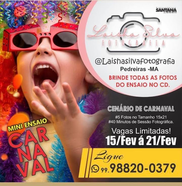 Laisha Fotografia Em Pedreiras Mini Ensaio De Carnaval Infantil Estilo E Com Mayane