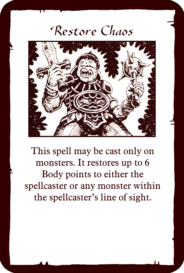 Ye Olde Inn's Community Blog on HeroQuest Custom EU Chaos Spell cards