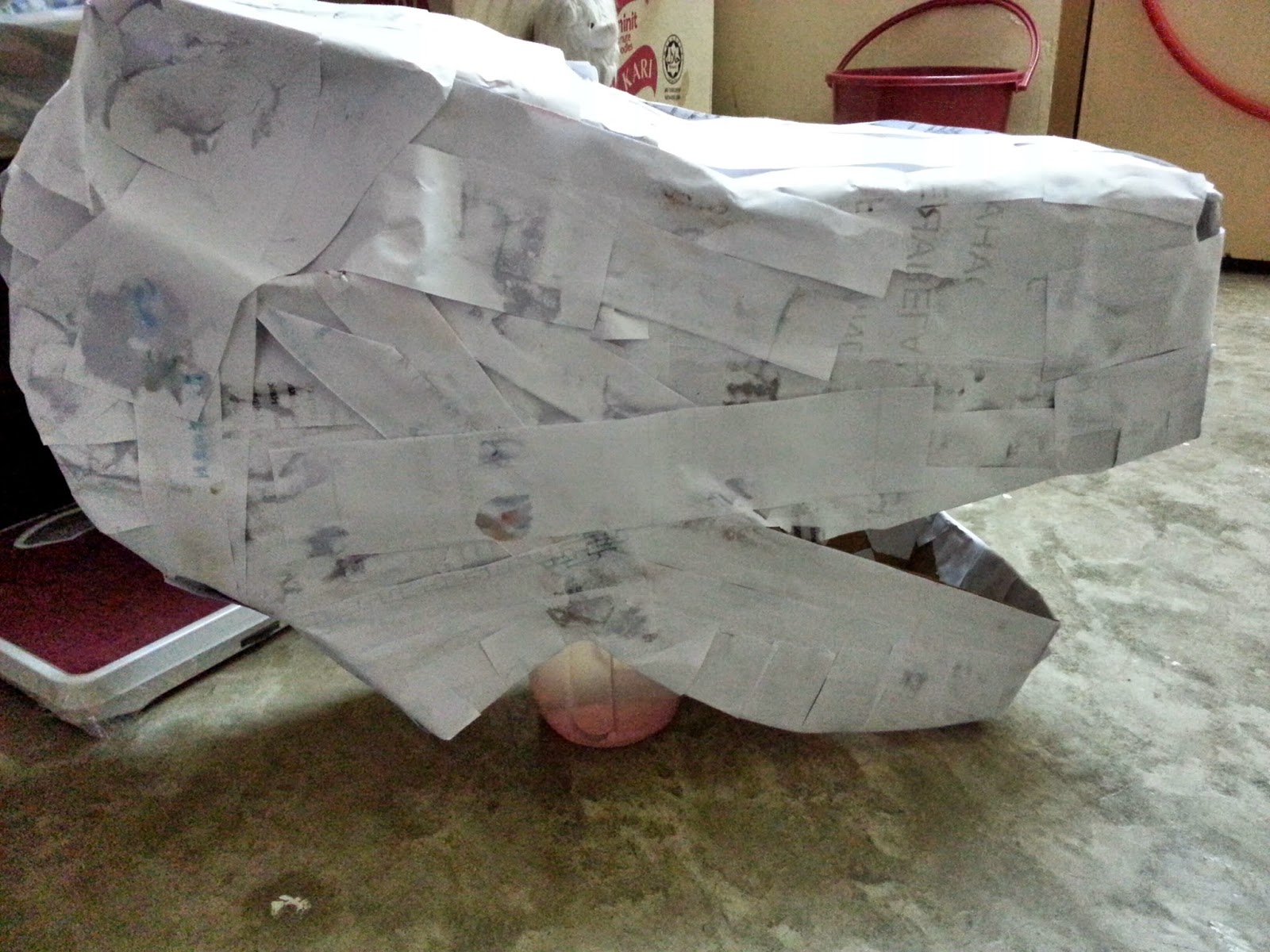 Aly's Blog Cardboard Paper Mache Dinosaur Mask