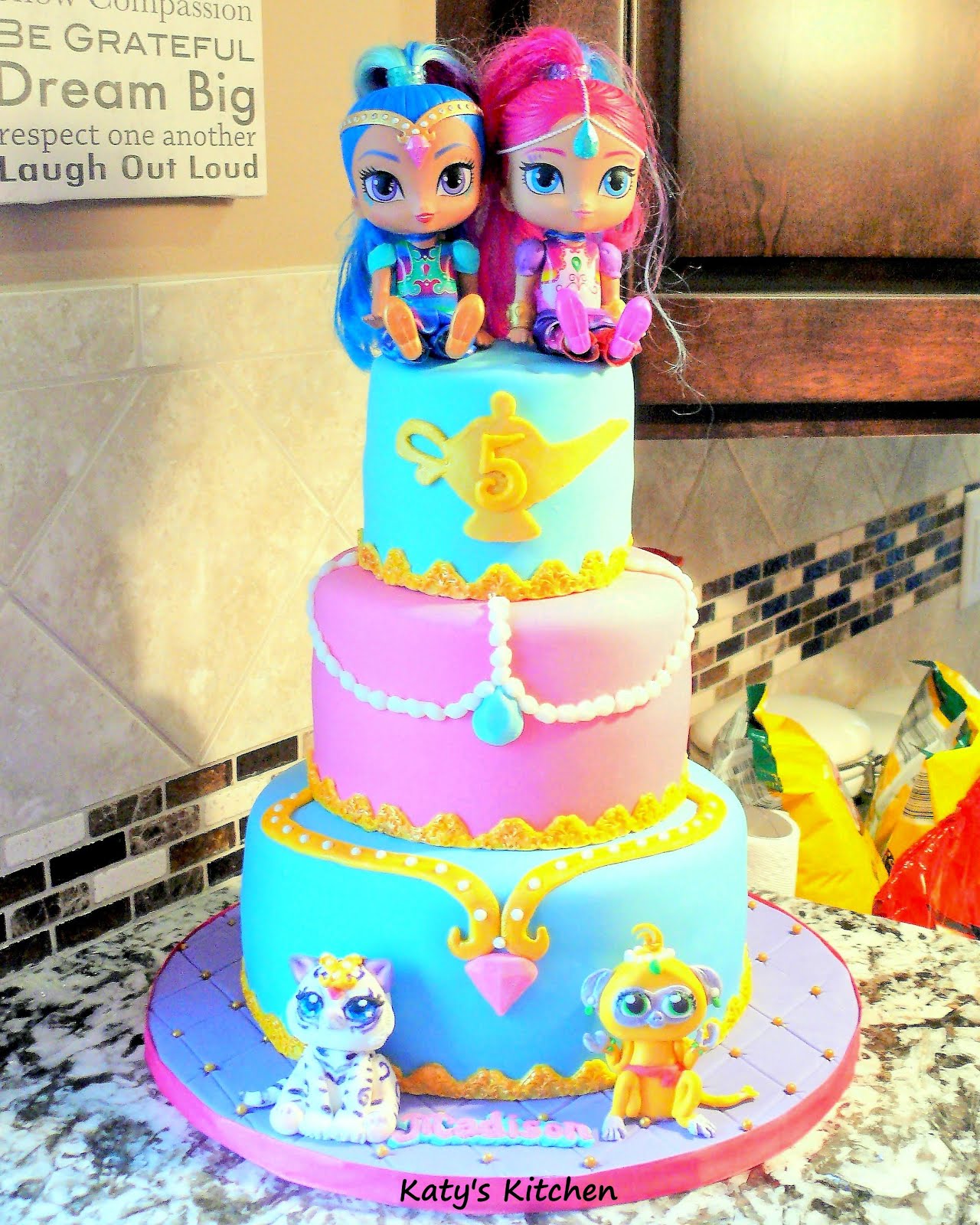 Shimmer And Shine Birthday Cake Ideas