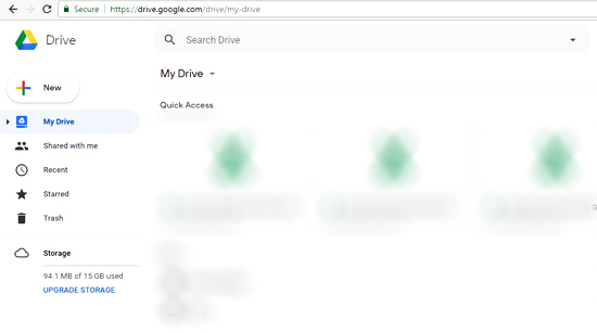 Logged To Google Drive Logged To Google Drive