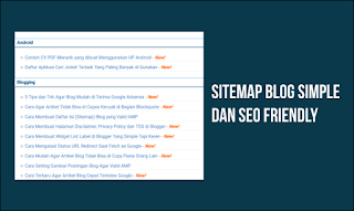 Cara Membuat Sitemap Blog Otomatis Yang Simple dan Seo Friendly Cara Membuat Sitemap Blog Otomatis Yang Simple dan Seo Friendly