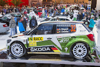 Rallyeauto von Sepp Wigand Skoda Fabia RS 2000 WRC