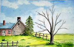 water painting easy landscape very drawing skill