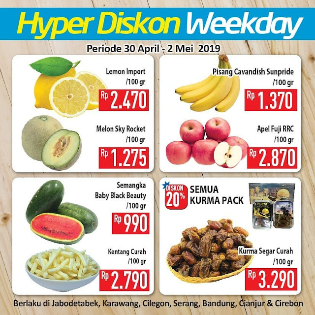 #Hypermart - #Promo #Katalog Hyper Diskon Weekday Periode 30 April - 02 Mei 2019 #Hypermart - #Promo #Katalog Hyper Diskon Weekday Periode 30 April - 02 Mei 2019