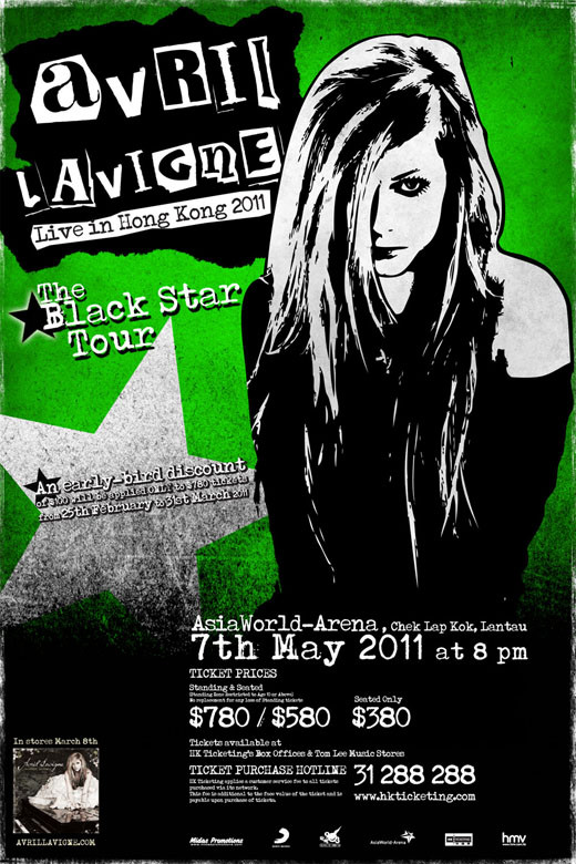 24/7 Avril Lavigne Black Star Tour Set List
