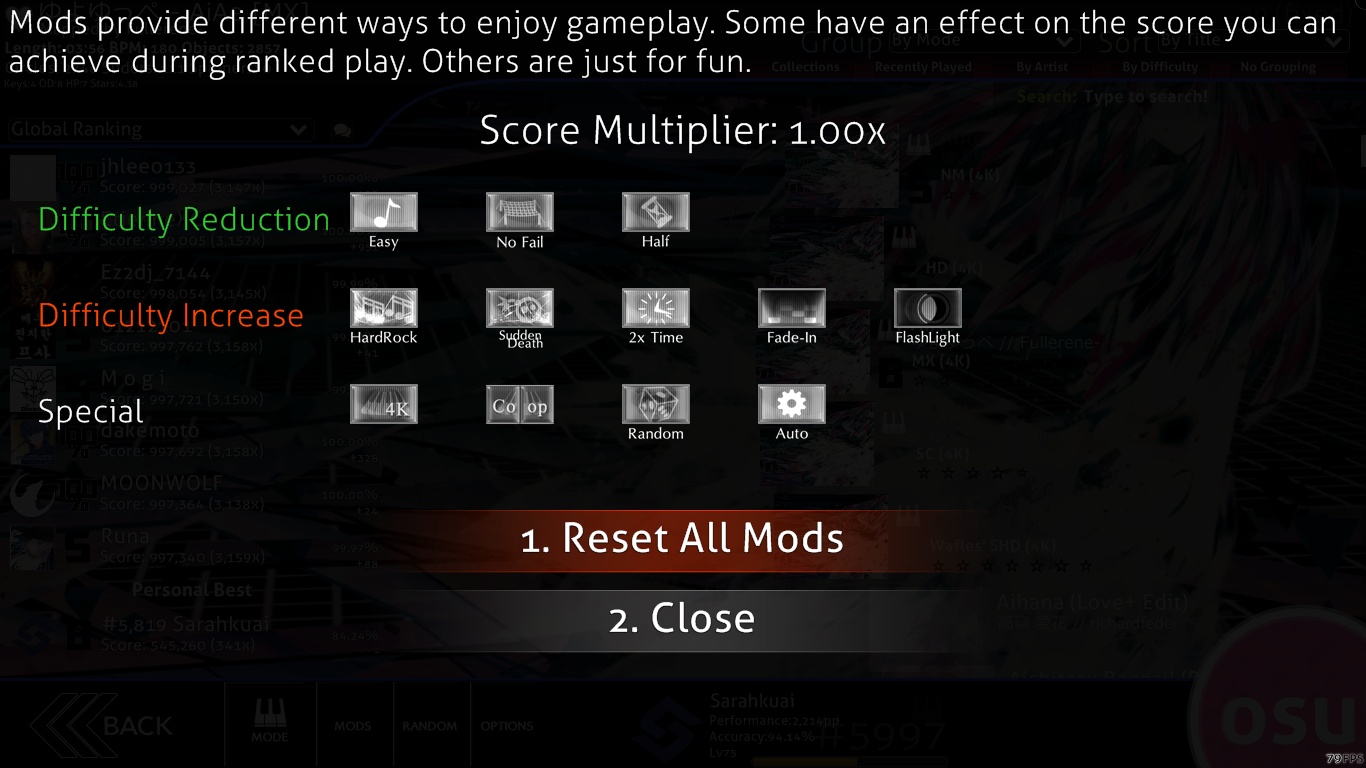 Black x White skin [Osu!std, Osu!mania, Taiko]