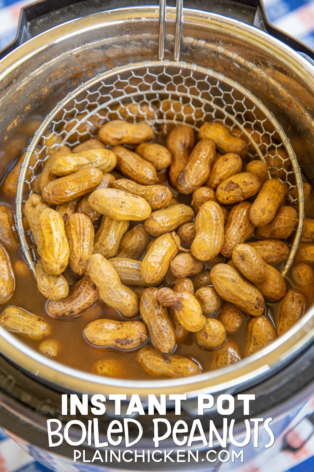 Instant Pot Boiled Peanuts Football Friday Plain Chicken®