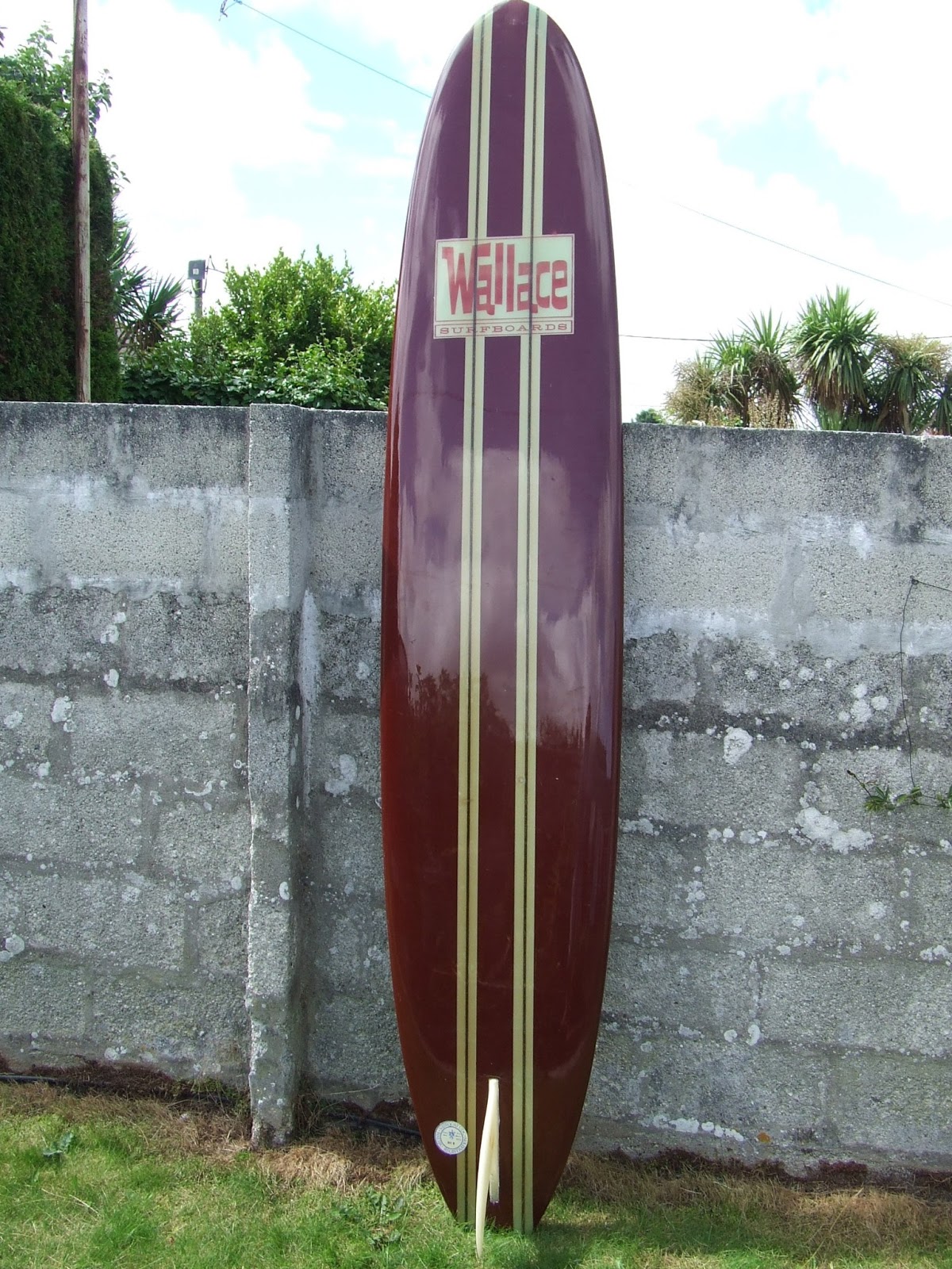 vintage surfboard collector UK Wallace longboard restoration