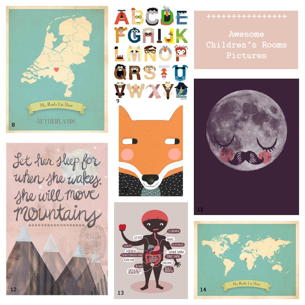 Zomooi 14 Leuke posters voor in de kinderkamer