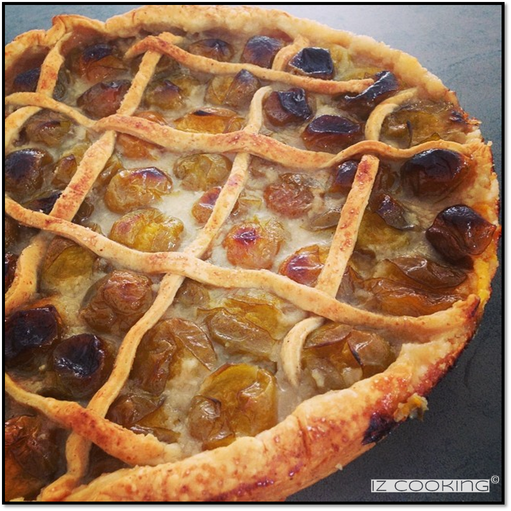 Elle belle tarte reines-claudes