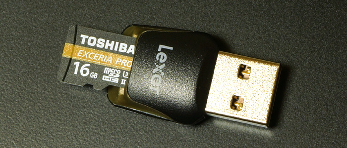 UHS-II対応microSDカードリーダーはレキサー製品がおすすめ