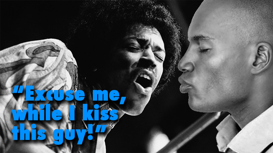 AP English ESL Music Blog "Excuse me while I kiss this guy." misheard lyrics / letras malentendidas