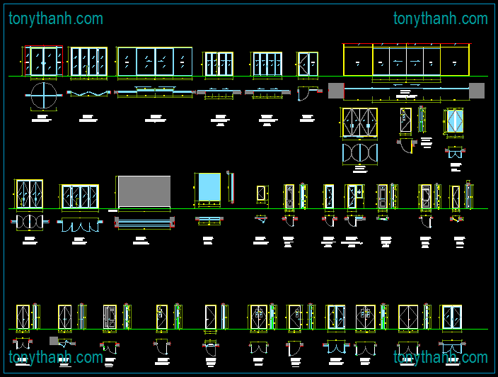  Cad  gambar pintu  aluminium