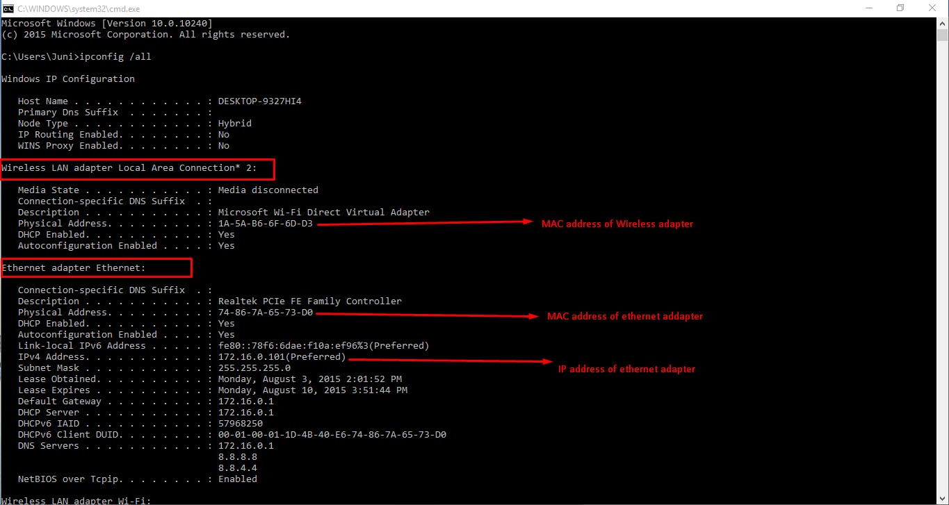 How to find out the MAC address of the computer What is the MAC address for 55 How to find out the MAC address of the computer What is the MAC address for 5