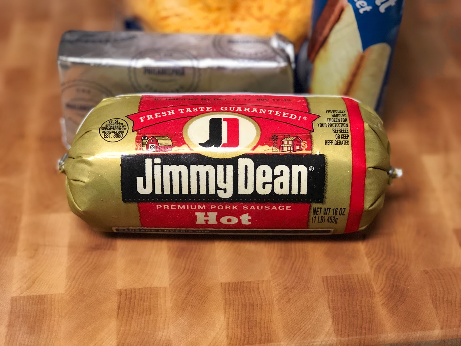 Food Jimmy Dean Sausage & Cheese Croissant Sqaures Simply Curvee Life