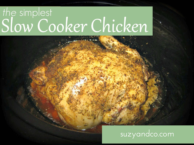 Simple slow cooker chicken recipe