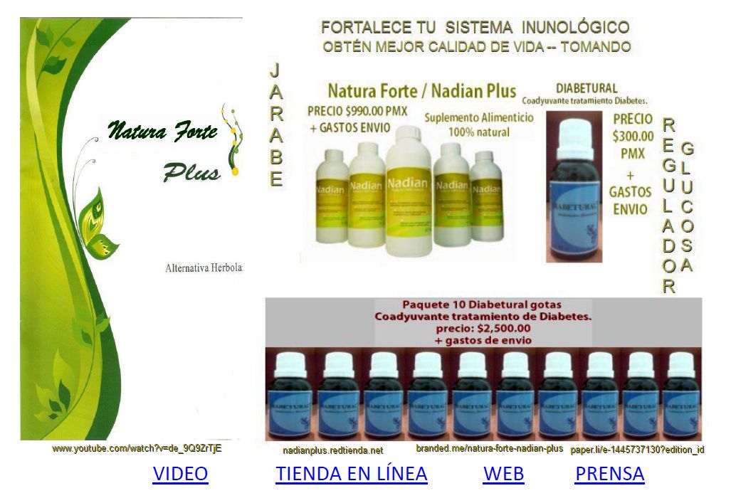  Tienda en línea Natura Forte / Nadian Plus