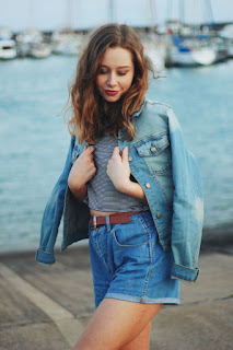 jaqueta jeans look