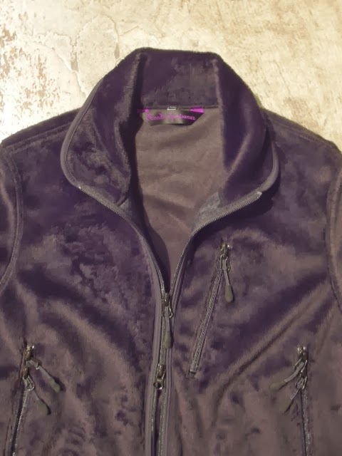 needles sportwear micro fleece pipping jacket black
