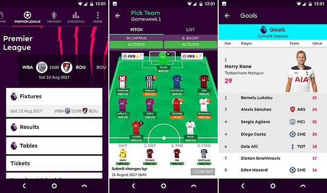 Las mejores aplicaciones para seguir la Premier League en tu telefono android. Las mejores aplicaciones para seguir la Premier League en tu telefono android.