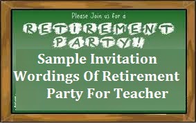 teacher retirement invitation