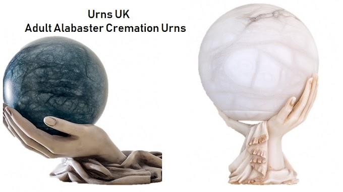 Truly Elegant And Unique Alabaster Cremation Urn For Adult