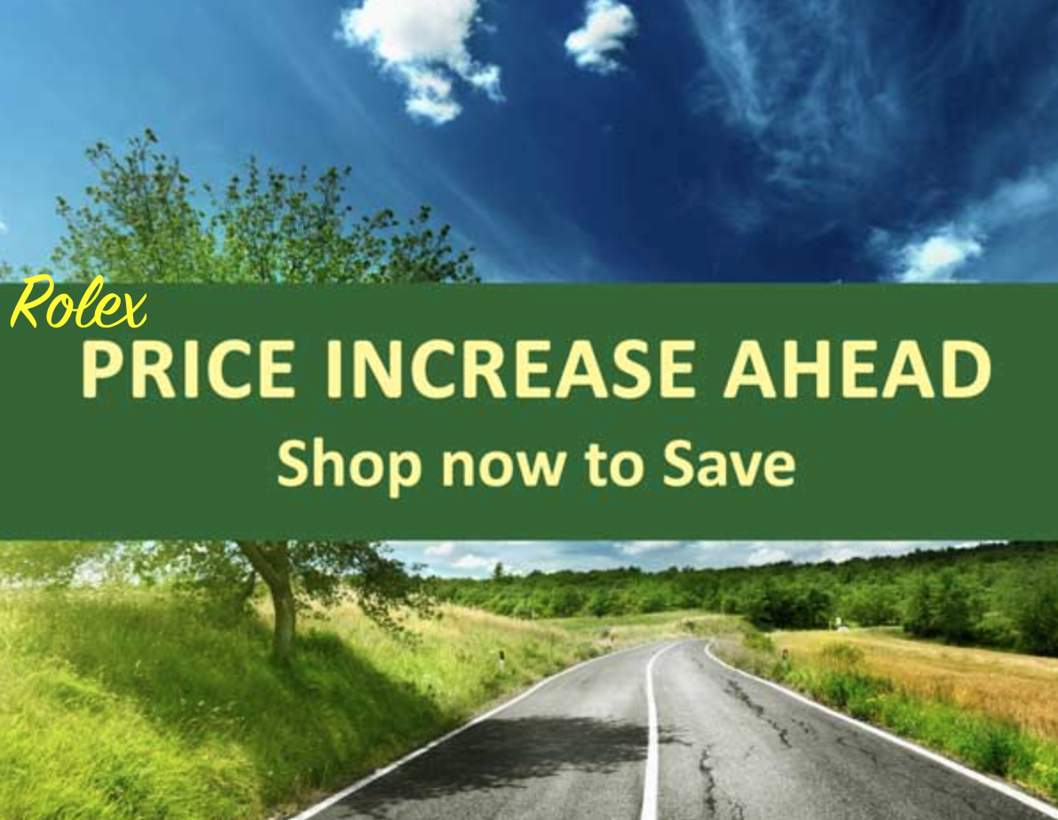 C-segment Wrist Watches: Rolex : 1st Price Increase for 2017