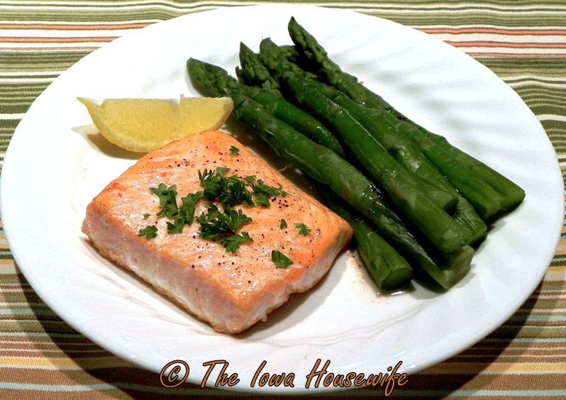 The Iowa Housewife Roasted Salmon with Butter From Mark Bittman