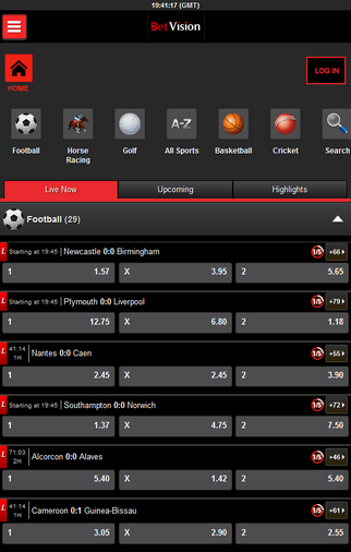 BetVision Screenshot BetVision Screen