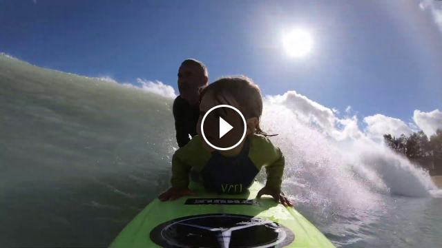 4-year old Barrel gets Barreled