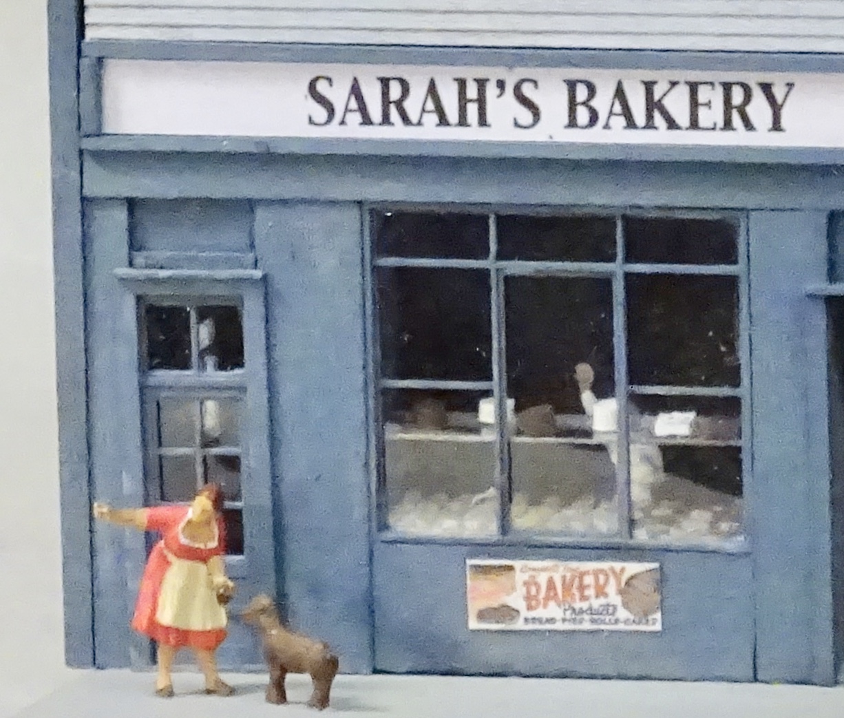 Model Railroad Minutiae Bakery model complete