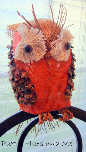 Recycled Bottle Owl