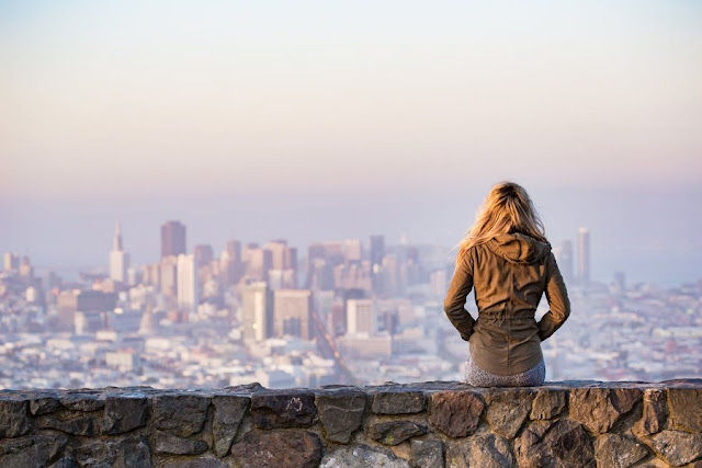 where to vacation city woman in city