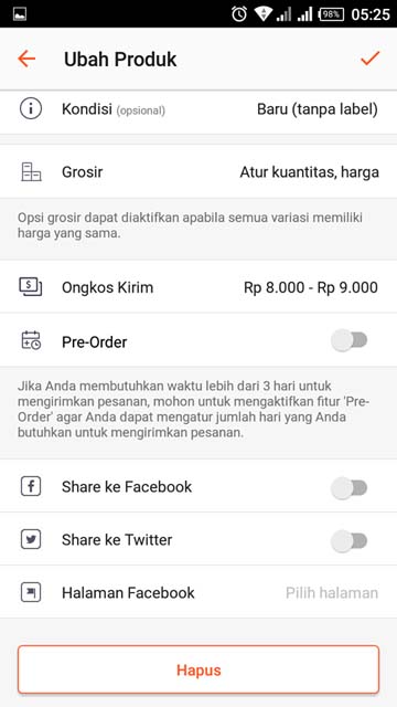 Cara Menghapus Produk Shopee Cara Menghapus Produk Shopee