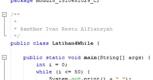 VANRESTUAL: CODE JAVA UNTUK PERULANGAN MENAMPILKAN BILANGAN GENAP