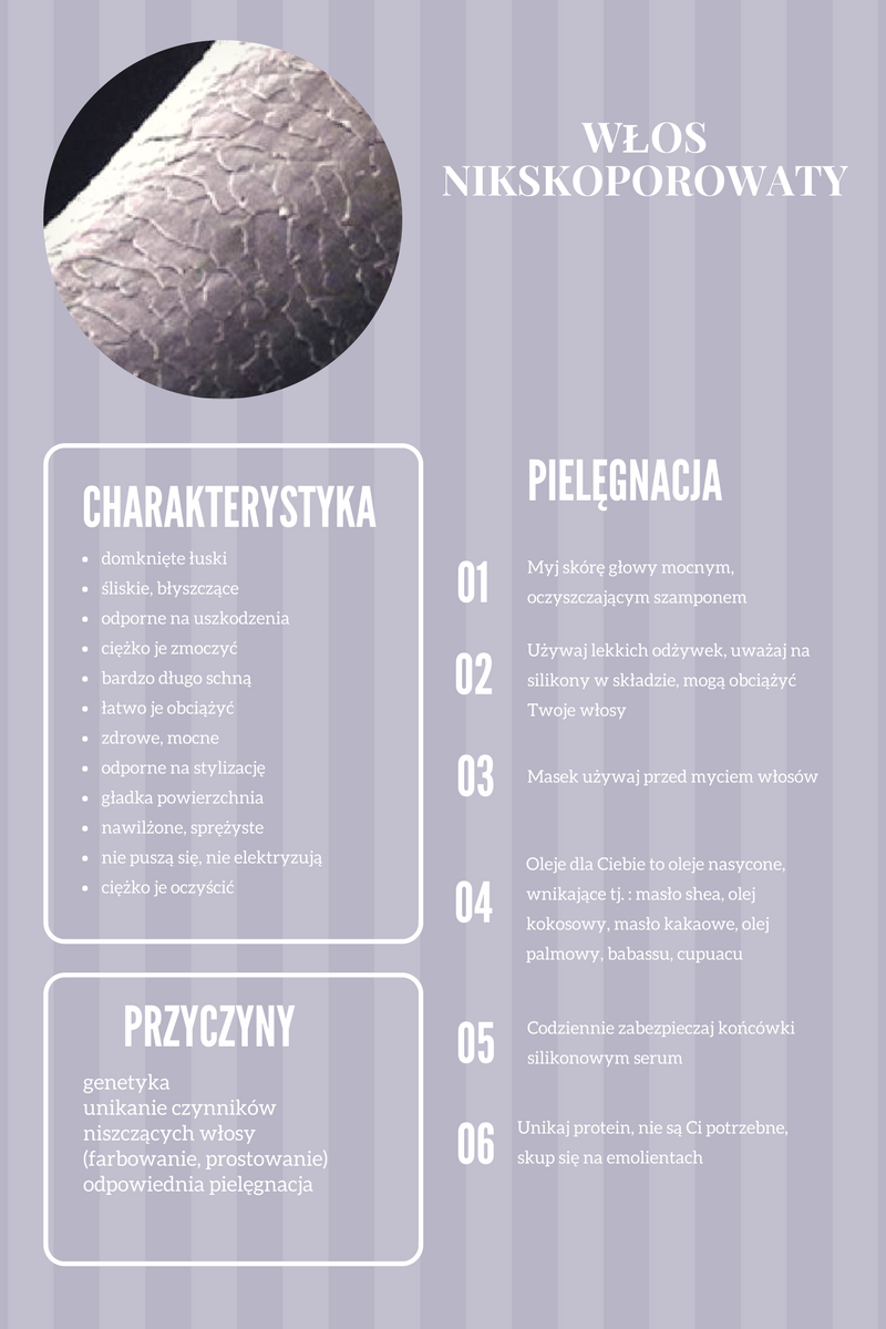 pielęgnacja włosów niskoporowatych